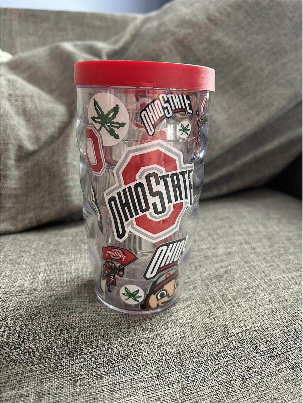 Tervis Tumbler Ohio State Buckeyes OSU 10 Oz Kids Grip Red Lid